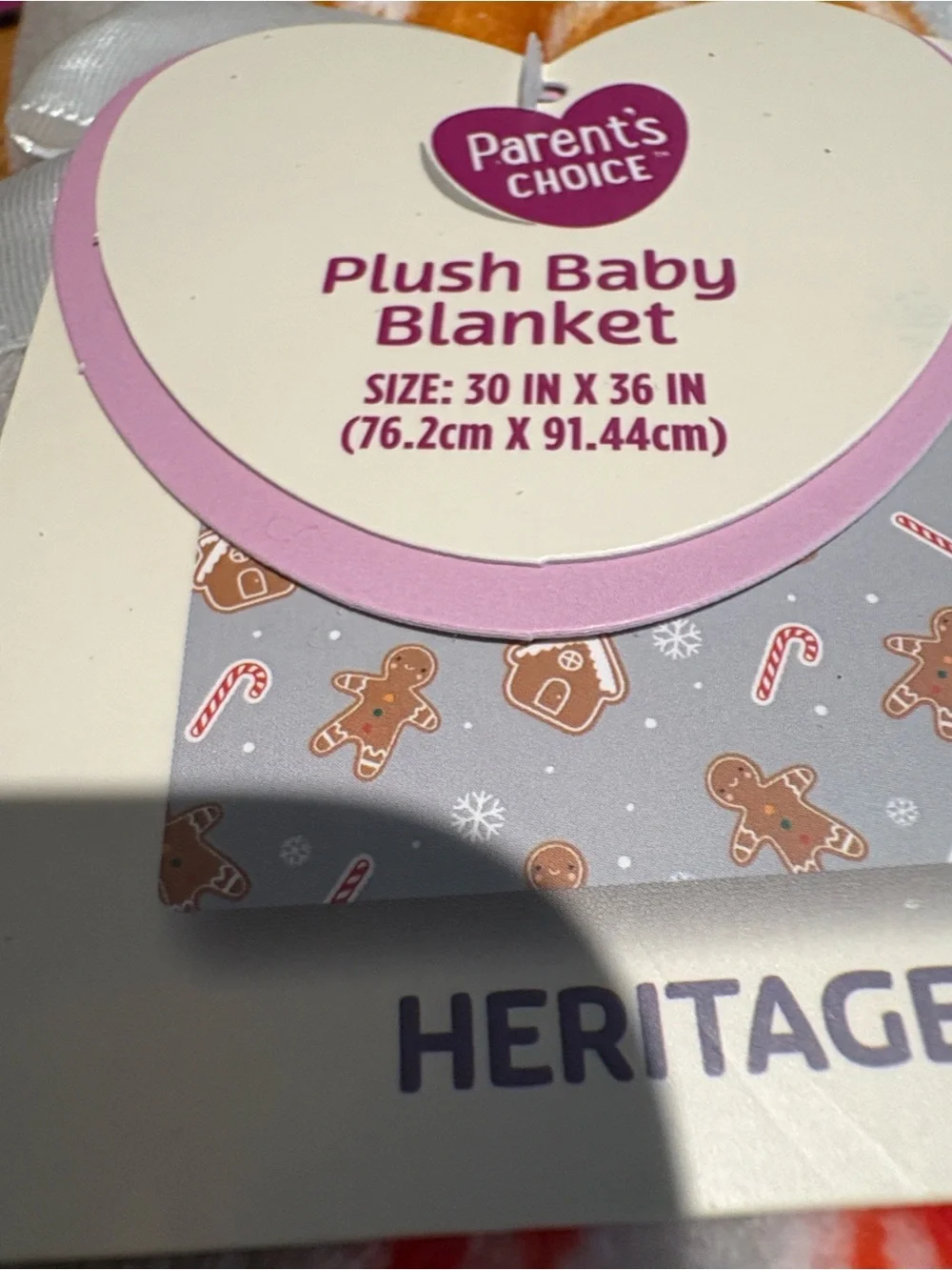 NWT Heritage Gingerbread Baby Blanket & Plush Doll Set | Christmas Holiday Gift